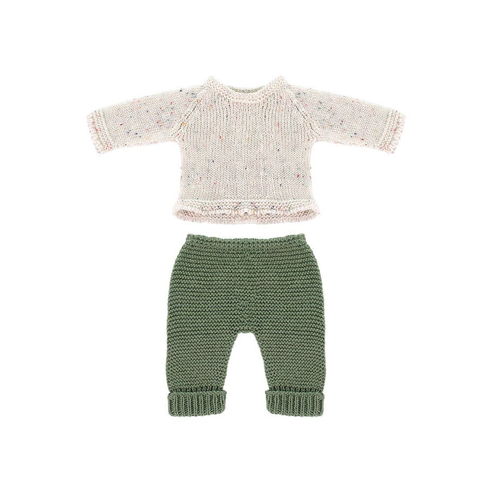 Preemie Baby Sweater & Trousers Outfit Set (12-13") — Little Mamas Nursery