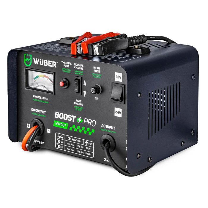 Prostownik do akumulatora 16 A 12V/24V WUBER