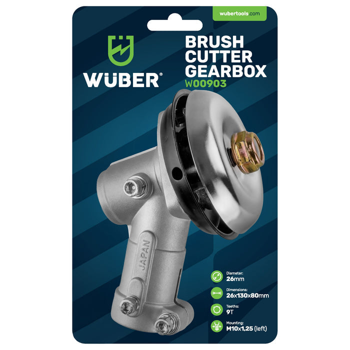 Przekładnia kątowa do kosy spalinowej Ø 26 mm 9 frezów WUBER