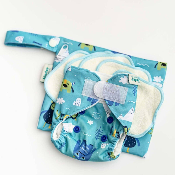 Reusable Doll Diaper Set with Mini Baby Wipes — Little Mamas Nursery