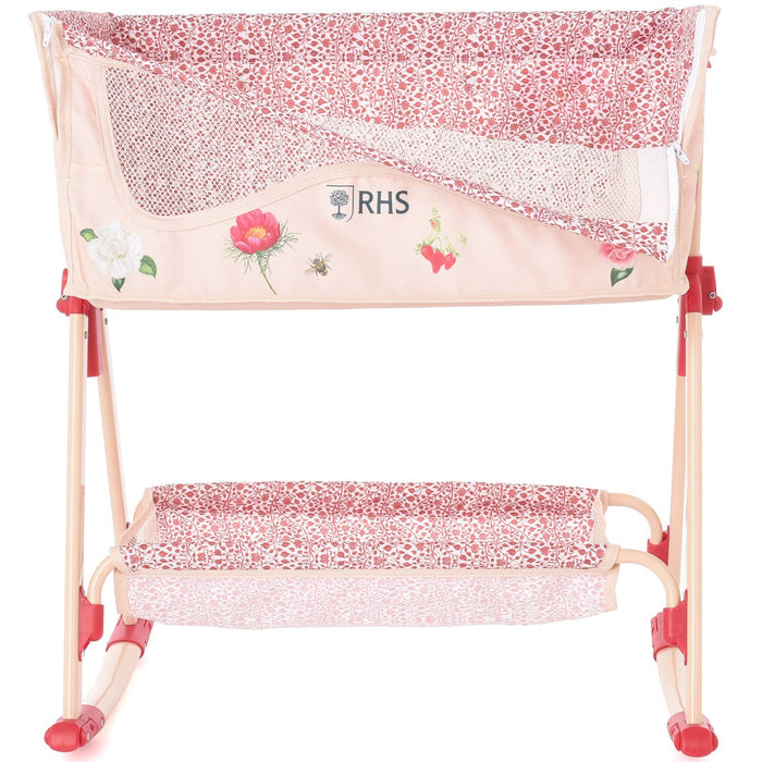 Roma RHS Doll Bedside Crib - Flora Collection (detail) — Little Mamas Nursery