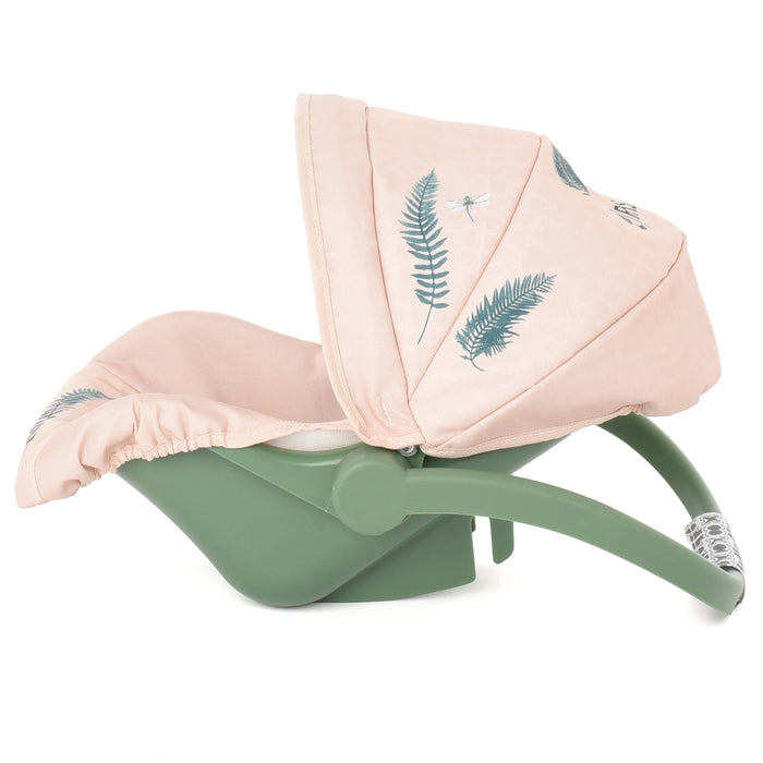 Roma RHS Doll Car Seat - Fern Collection (side view) — Little Mamas Nursery