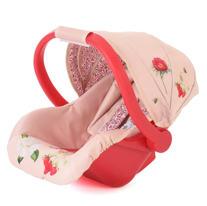 Roma RHS Doll Car Seat - Flora Collection (front view) — Little Mamas Nursery