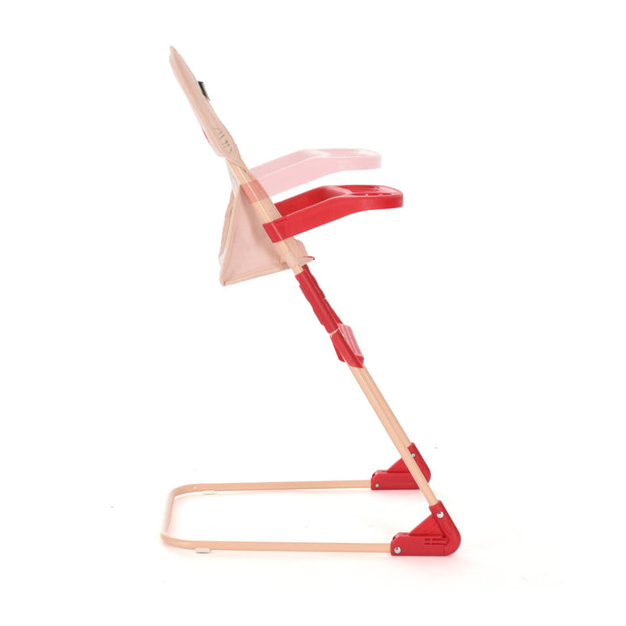 Roma RHS Doll High Chair - Flora Collection (side view) — Little Mamas Nursery