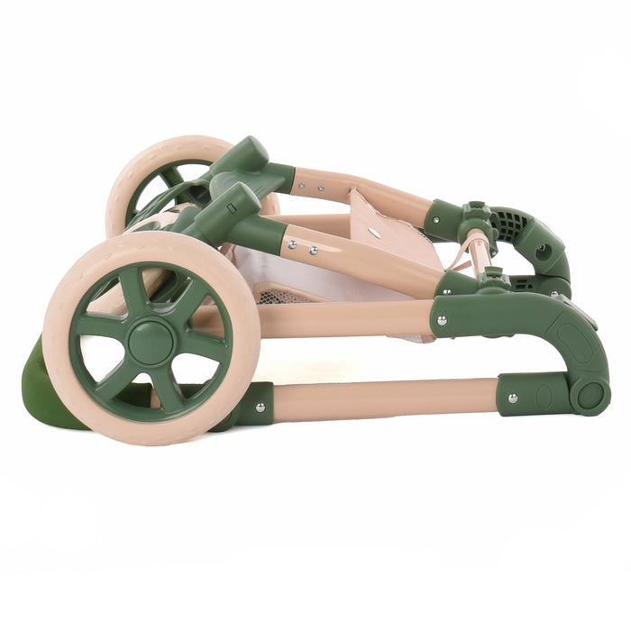 Roma RHS Single Doll Pram - Fern Collection (additional view) — Little Mamas Nursery