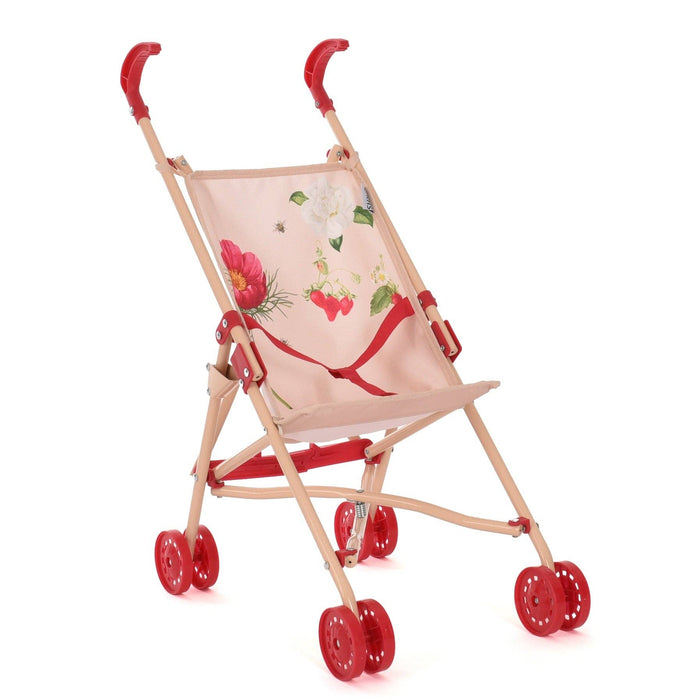 Roma RHS Umbrella Doll Buggy - Flora Collection (close-up) — Little Mamas Nursery