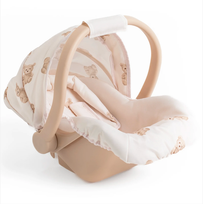 Roma Teddy Bear Bundle – 10-Piece Nursery Playset, High Chair & Car Seat (side view) — Little Mamas Nursery