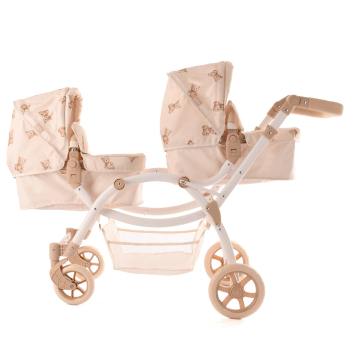 Roma Twin Doll Pram - Teddy Bear Collection — Little Mamas Nursery