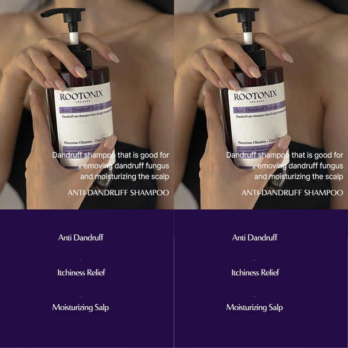 Rootonix Anti Denderruff Shampoo 500ml - Soin Anti-Pellicule