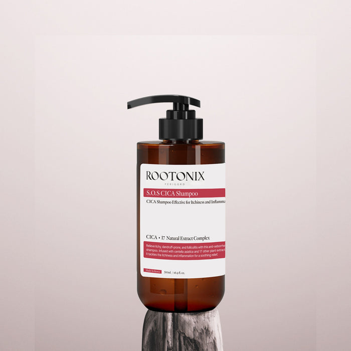 Rootonix S.O.S CICA shampoo 500ml - Soin Cicatrice pour cuir chevelu squameux