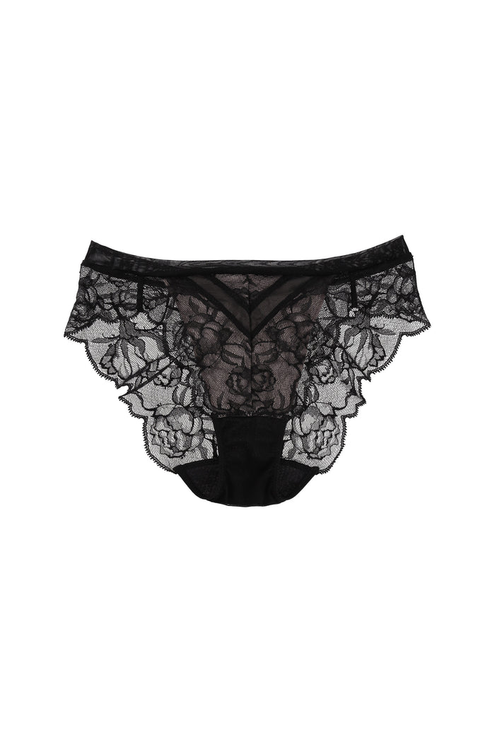 sheer black / S