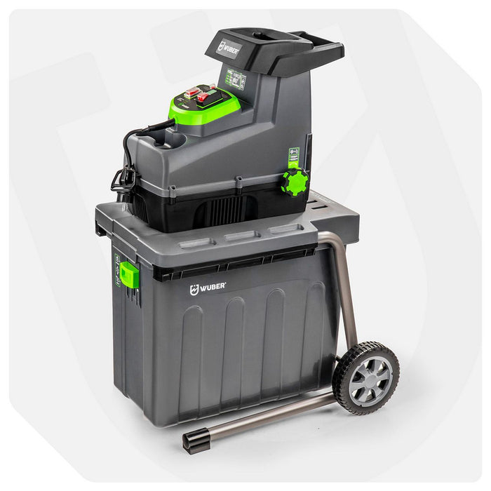 Rozdrabniacz elektryczny do gałęzi rębak walcowy 2800 W WUBER