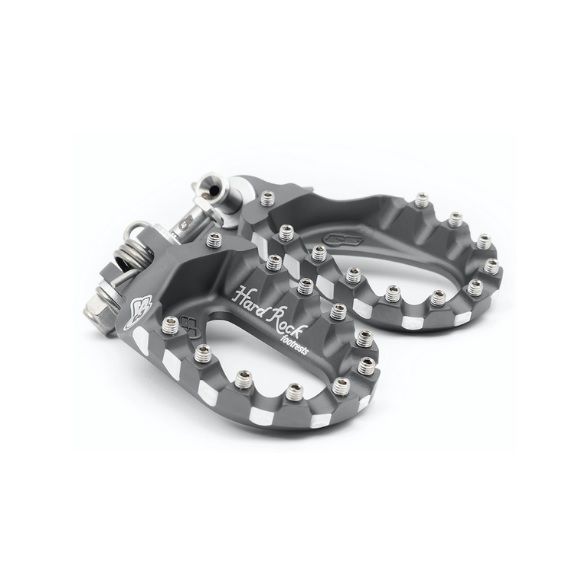 S3 Beta RR|RS|RR-S (13-19), XTrainer Hard Rock Aluminum Footpegs Silver