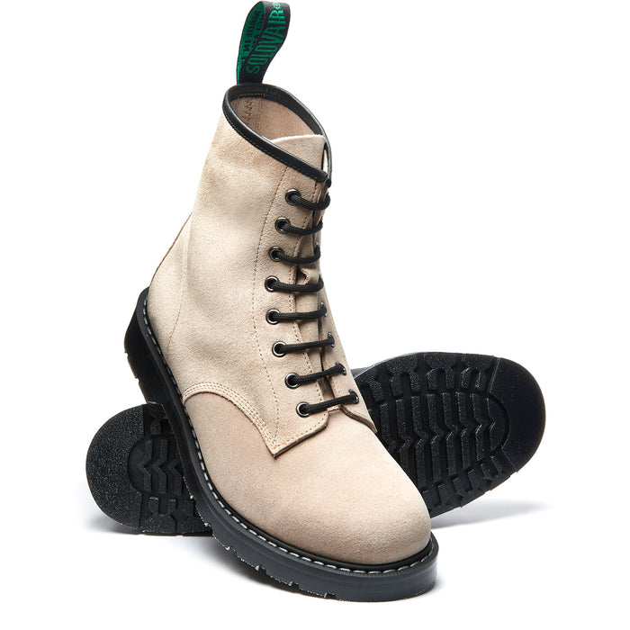 Sand Suede 8 Eye Derby Boot