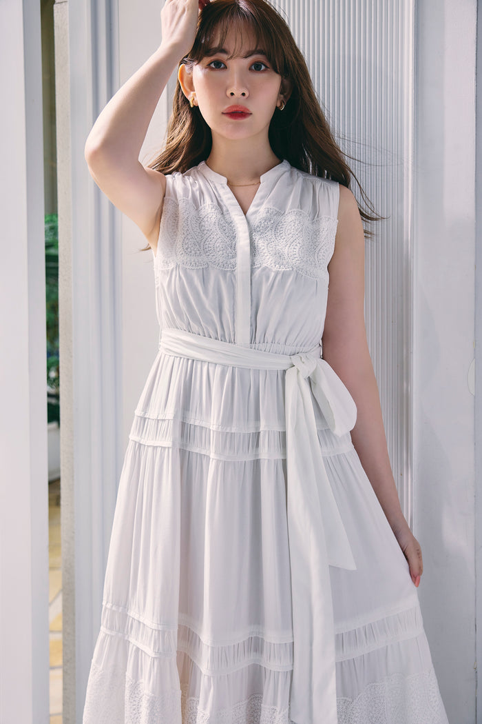 Scala Lace-Trimmed Dress