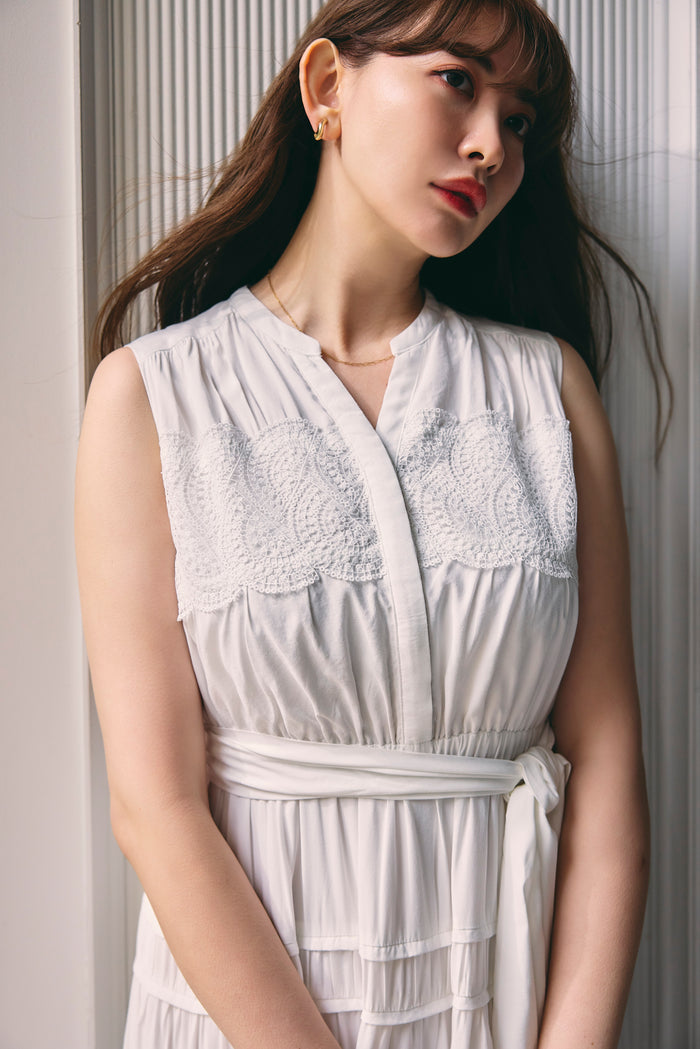 Scala Lace-Trimmed Dress