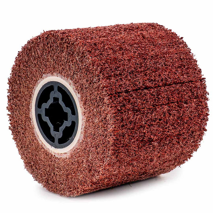 Ściernica walcowa szczotka do satyniarki 120x100x19 mm nylonowa P80 WUBER