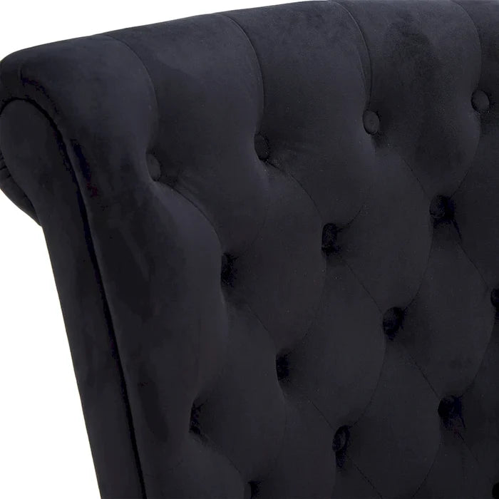 Set of 2 Throne Royal Chair Thick Padding and Rubberwood Legs