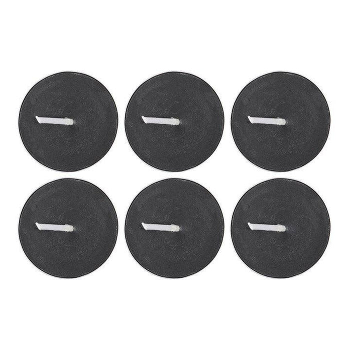 Set of 6 Black Dark Romance Opium Tealight Candles
