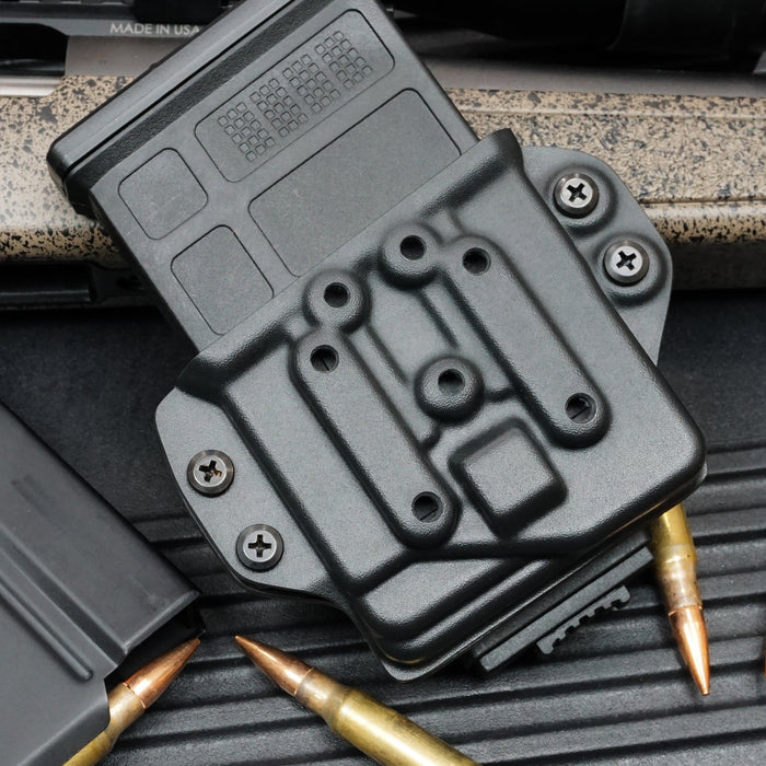 Black Short Action AICS Mag Carrier - Black Arch Holsters
