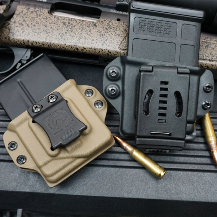 Black Short Action AICS Mag Carrier - Black Arch Holsters