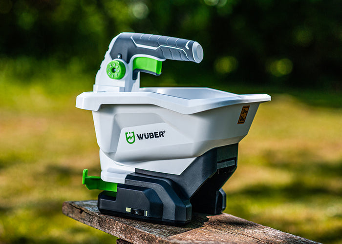 Siewnik akumulatorowy WUBER 3,3 l z ergonomiczną rączką i zielonymi akcentami
