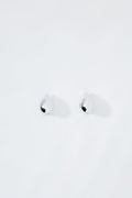 Silver Drop Clip Earrings