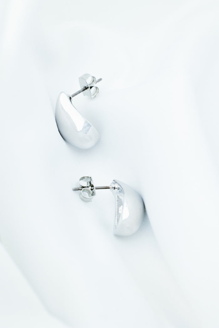 Silver Drop Pierces