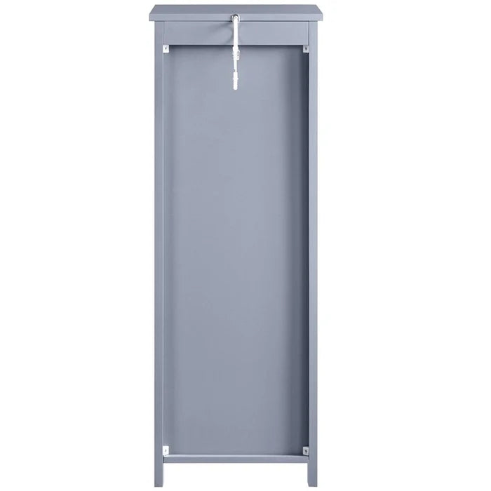 Slim Bathroom Floor Cabinet with 4 Drawers and Storage
