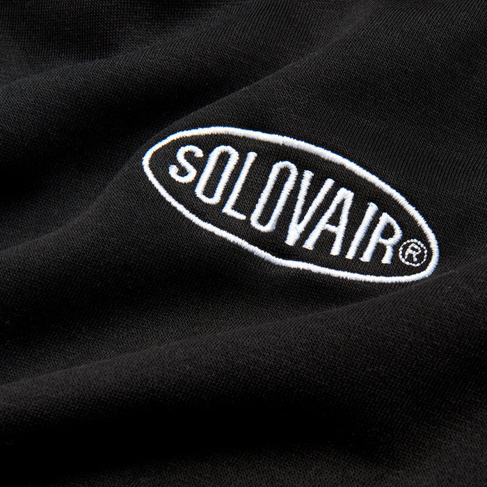 Solovair L/S Logo Pullover Hoodie - Black