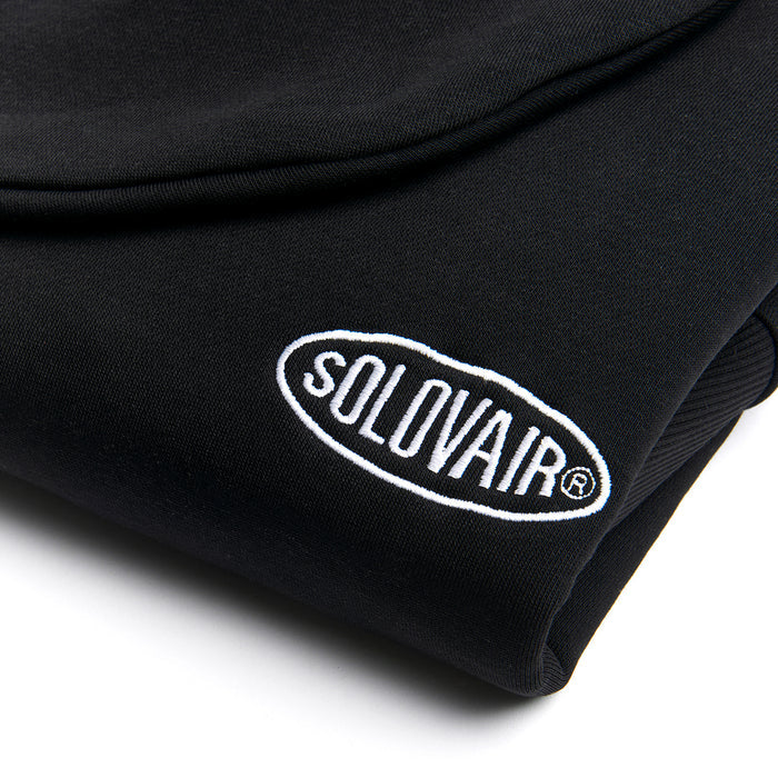 Solovair L/S Logo Pullover Hoodie - Black