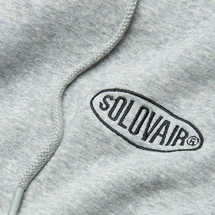Solovair L/S Logo Pullover Hoodie - Grey