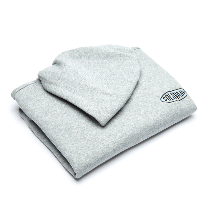 Solovair L/S Logo Pullover Hoodie - Grey
