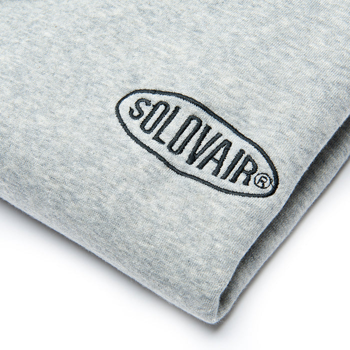 Solovair L/S Logo Pullover Hoodie - Grey