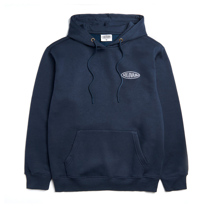 Solovair L/S Logo Pullover Hoodie - Navy