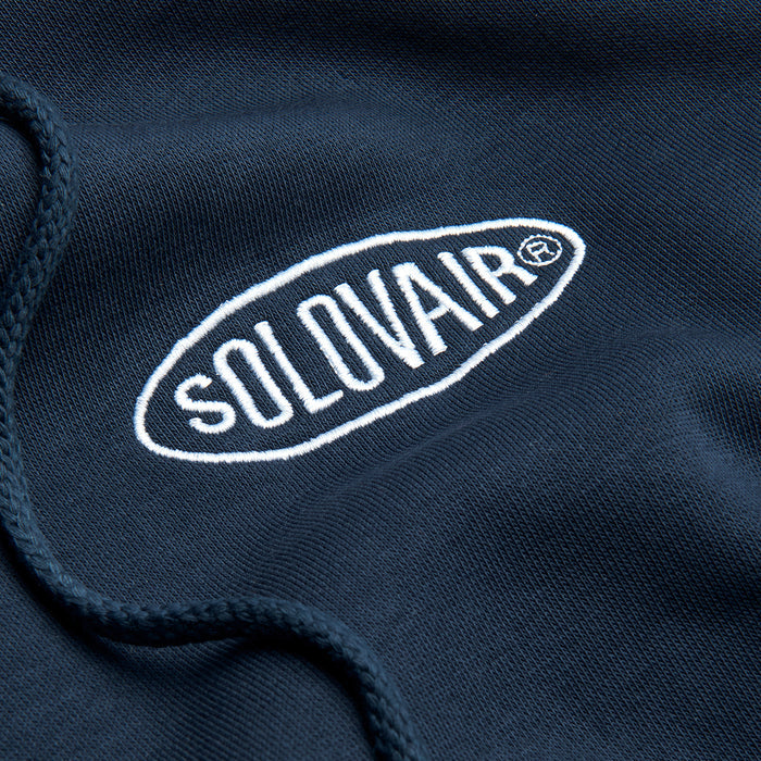 Solovair L/S Logo Pullover Hoodie - Navy