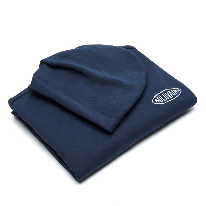 Solovair L/S Logo Pullover Hoodie - Navy
