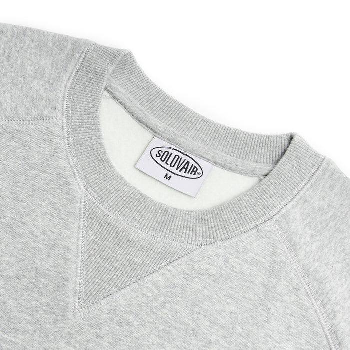 Solovair L/S Logo Sweatshirt - Grey