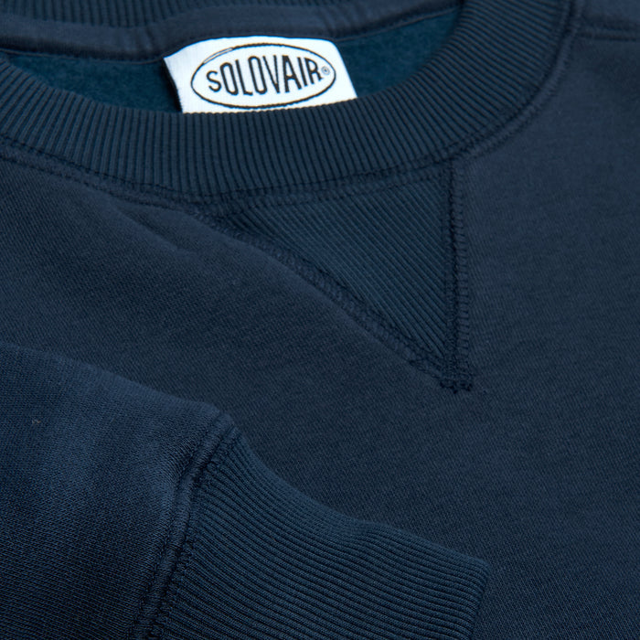 Solovair L/S Logo Sweatshirt - Navy