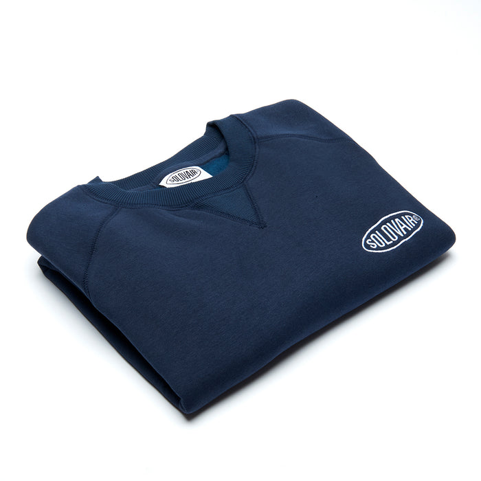 Solovair L/S Logo Sweatshirt - Navy
