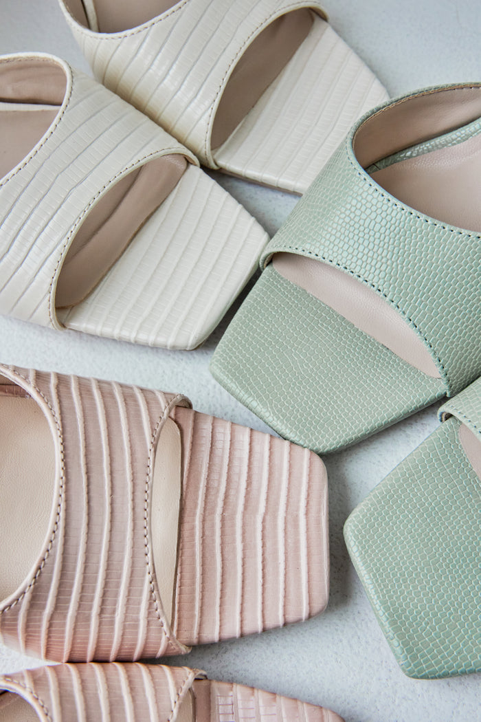 Square-Toe Mules