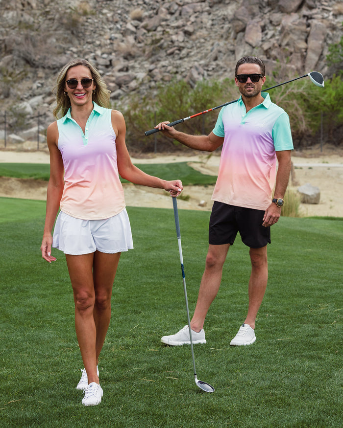 Sunset His & Hers Matching Polo Bundle