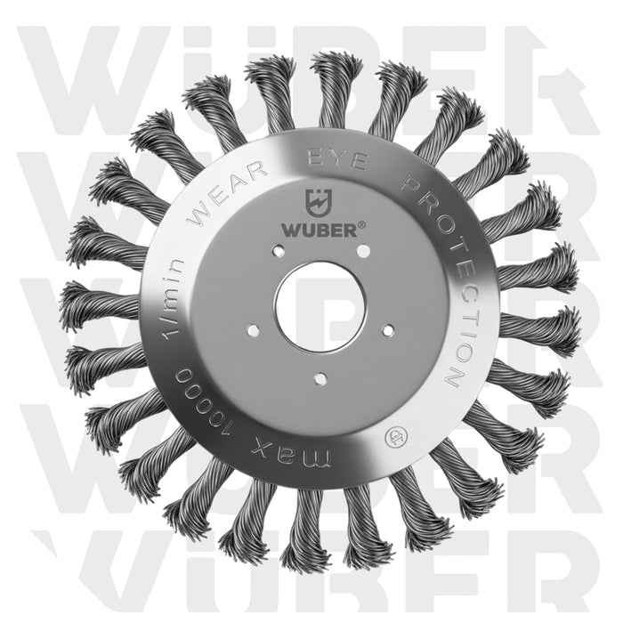 Szczotka druciana do kosy spalinowej 6" 150 mm WUBER