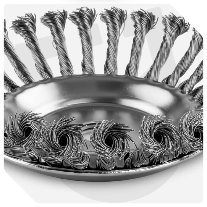 Szczotka druciana do kosy spalinowej 8" 200 mm WUBER