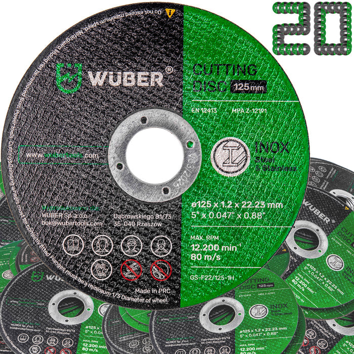 20 sztuk tarcz do metalu