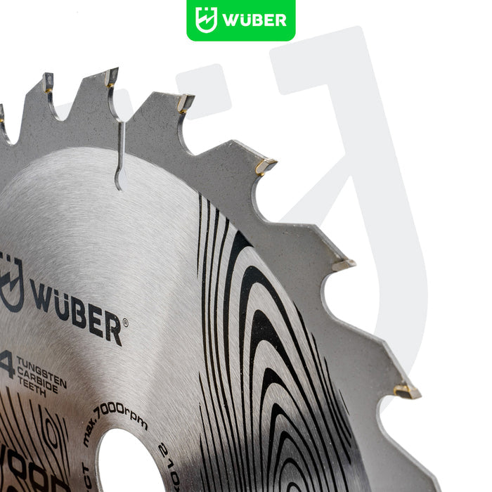 Tarcza widiowa do drewna 210x30 mm 24T WUBER