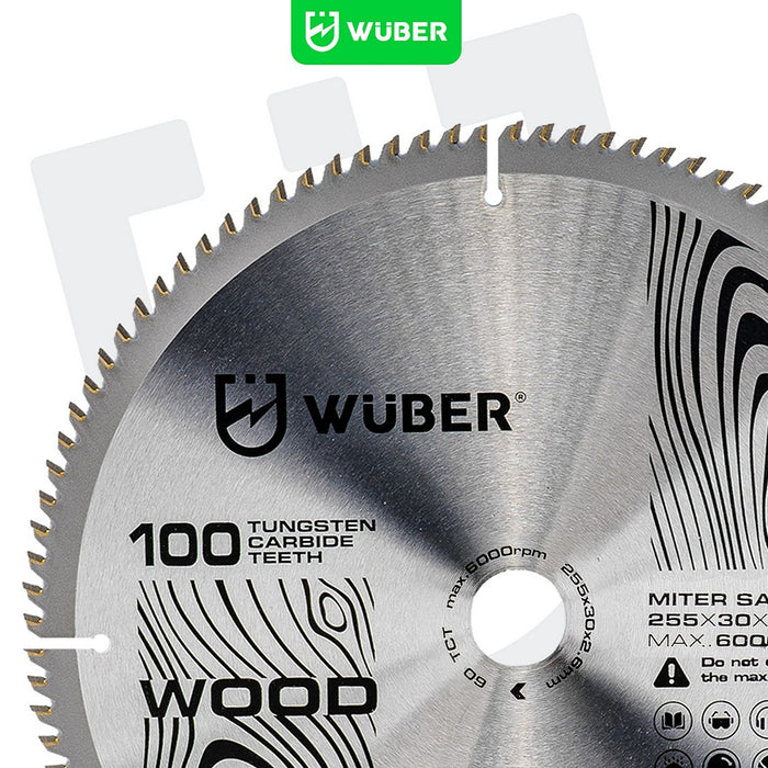Tarcza widiowa do drewna 255x30 mm 100T WUBER