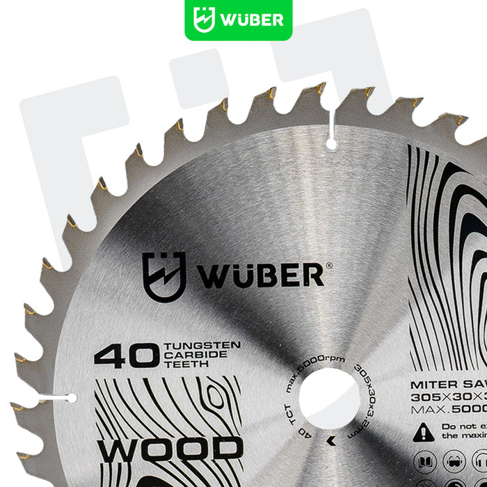 Tarcza widiowa do drewna 305x30 mm 40T WUBER
