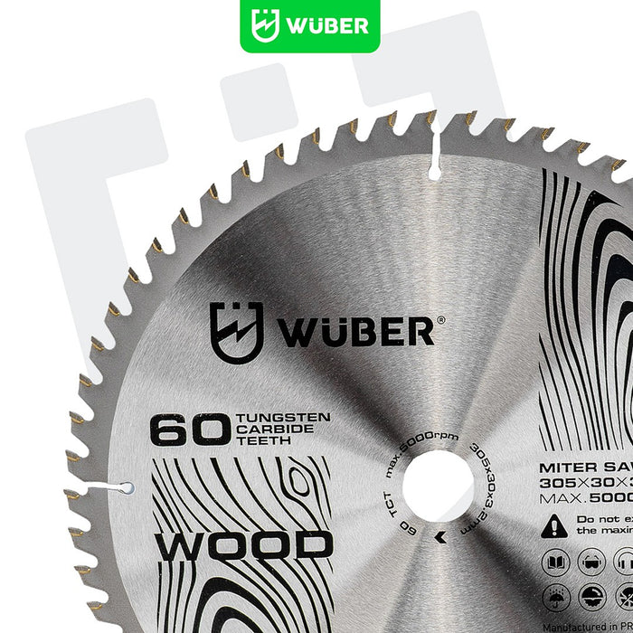 Tarcza widiowa do drewna 305x30 mm 60T WUBER