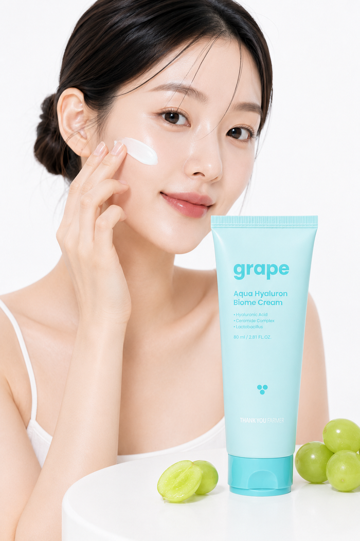 Thank You Farmer Grape Aqua Hyaluron Biome Cream 80ml